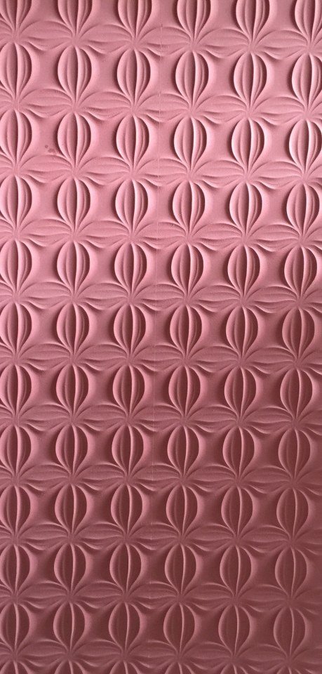 3D Wall Pannel - D-18 Geometric Floral Petal Pattern Relief