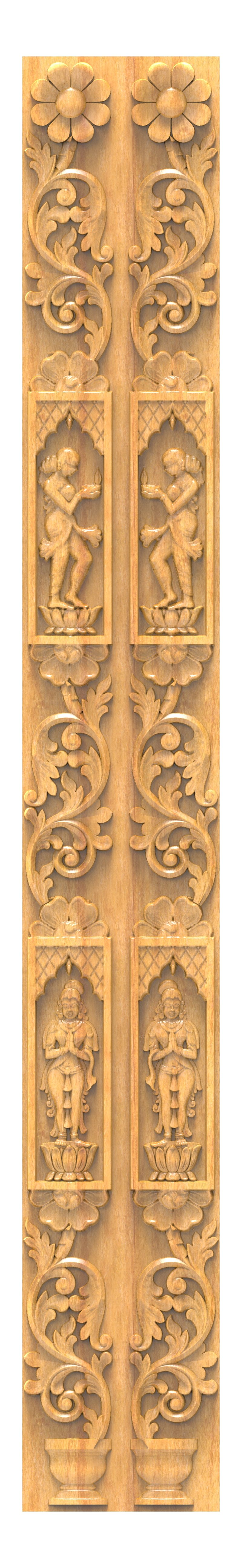 JK TEN BORDER - JKB-32 Divine Carved Relief CNC Design
