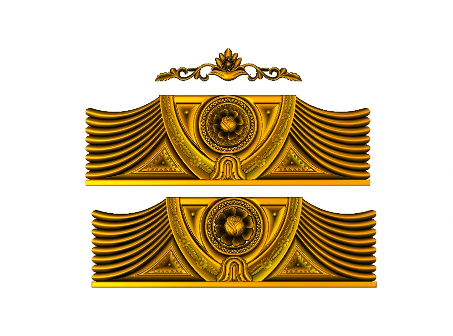 CD - 15 Ornate Classical Architrave Relief for Door and Interior Decor