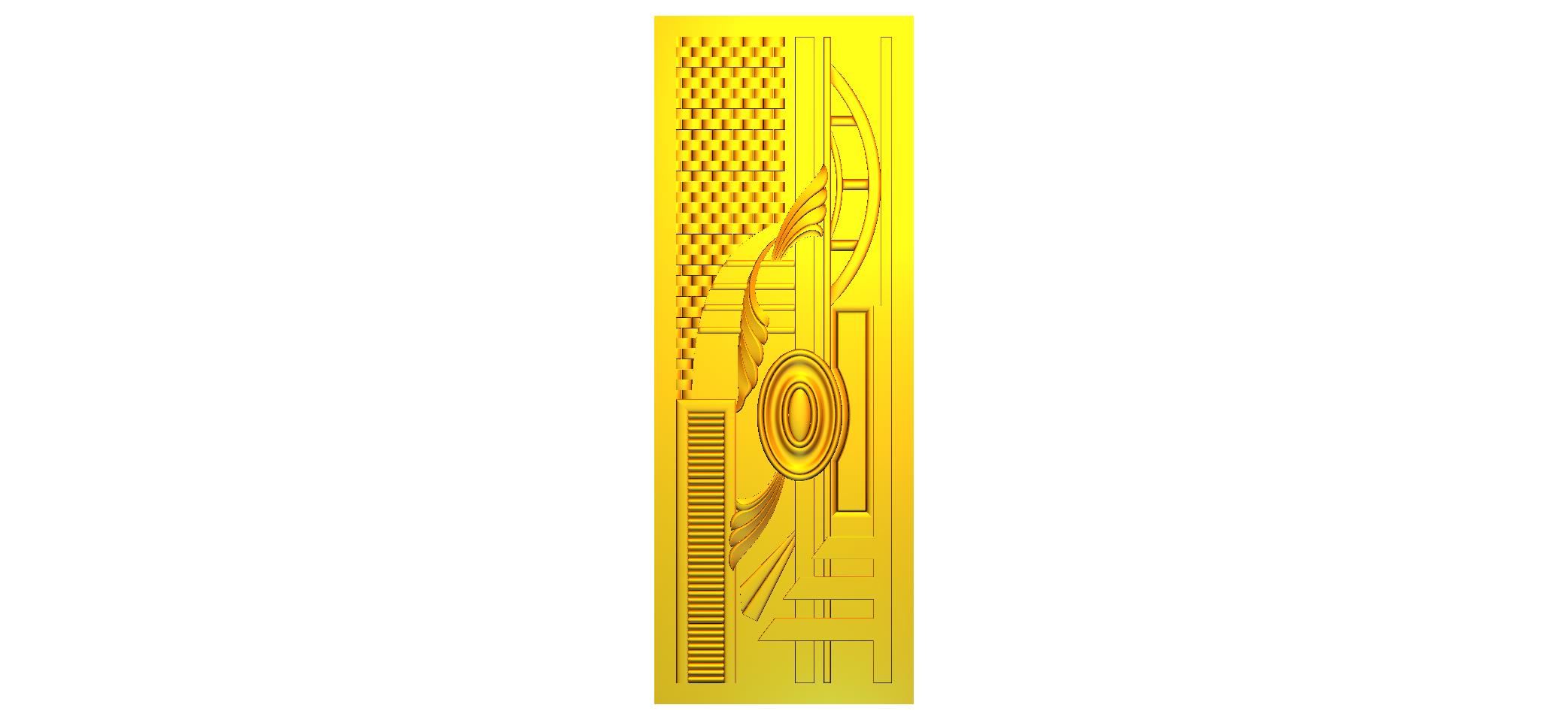 3D Main Door Carving