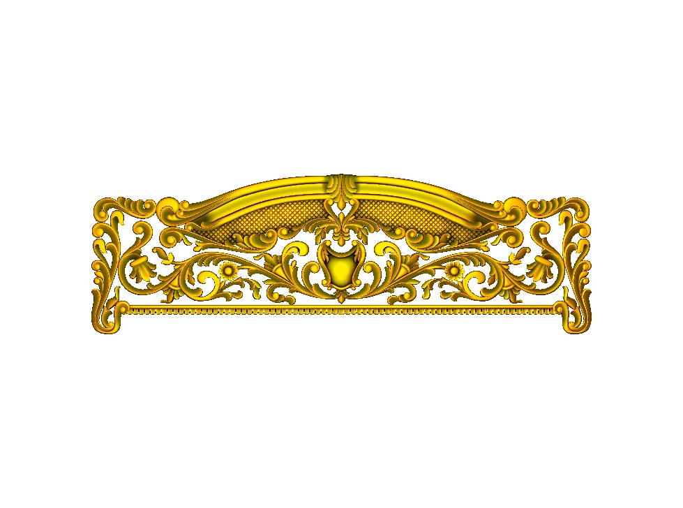 CD - 50 Decorative Baroque Style Ornate Furniture Crown Molding 3D Relief