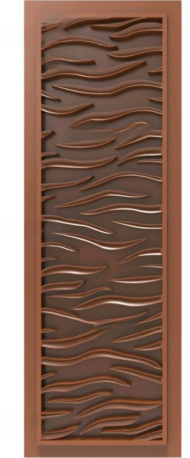 GLOSSY DOOR DESIGNS - 13 Abstract Wave Pattern Modern Entrance Door 3D Model