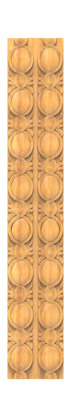 JK FINE BORDER - JKB-07 Classical Guilloche Intertwining Circle Decorative Molding