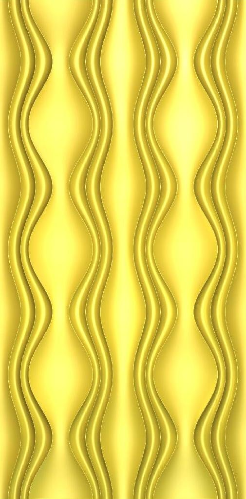 3D Wall Pannel - D-16 Wavy Abstract Modern Interior Decor Relief Design