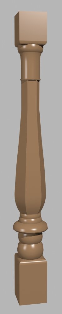 routery Pillar 3d - 10 Classic Architectural Baluster Column Design
