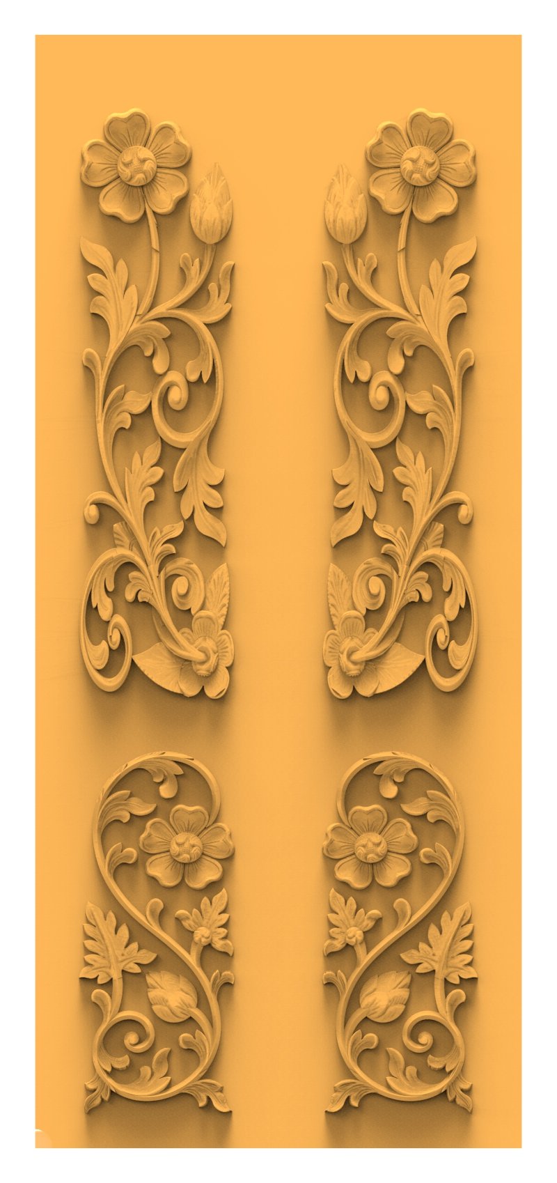 JK DD - 7 Divine Carved Relief CNC Design