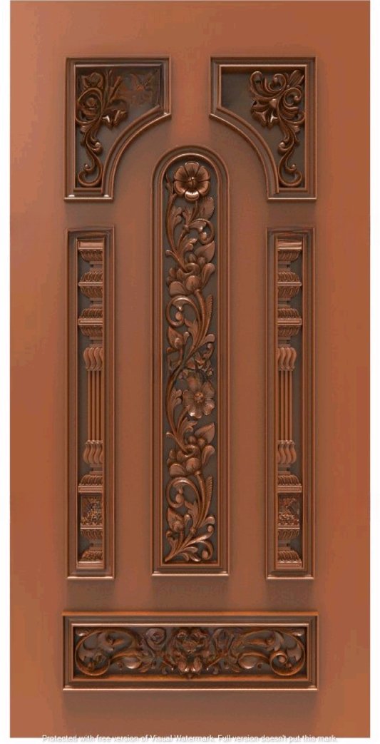 GLOSSY DOOR DESIGNS - 4 Divine Carved Relief CNC Design