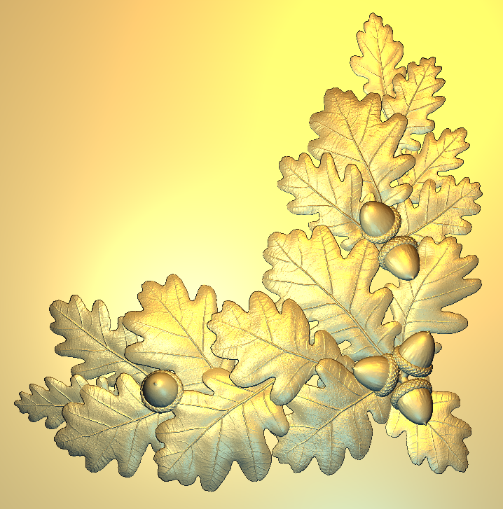 Corner Design - 92-CORNER Divine Carved Relief CNC Design