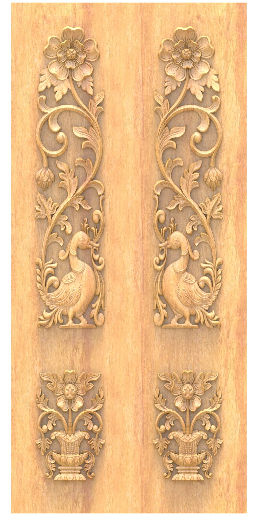 JK DD - 3 Divine Carved Relief CNC Design