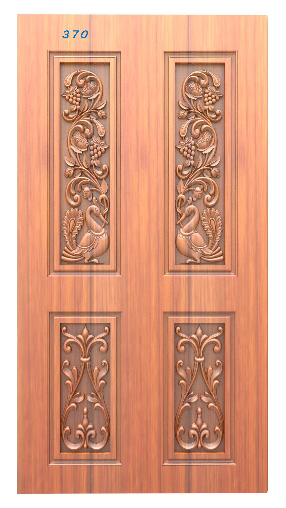 Modern Wooden Door Design RLF File | CNC Ready