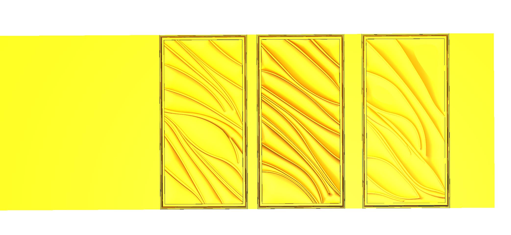 Luxury Geometric Wall CNC Designer RLF File | 3D Decorative Panel Design