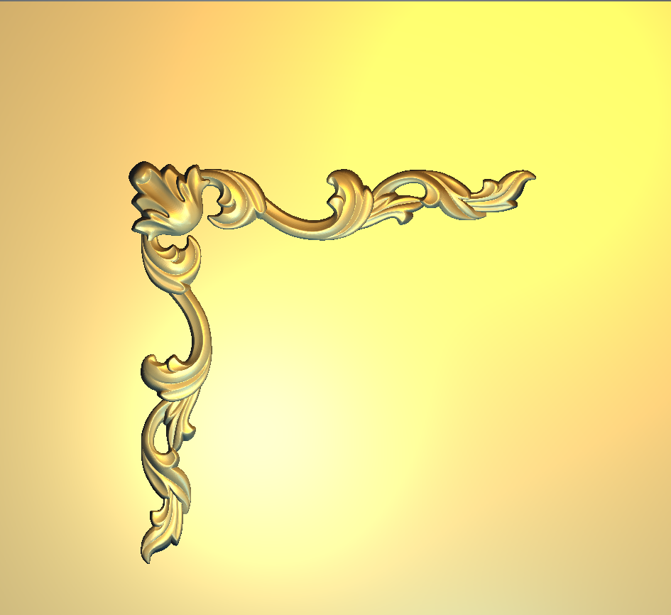 Corner Design - 1-CORNER Elegant Baroque Style Decorative Frame Ornament