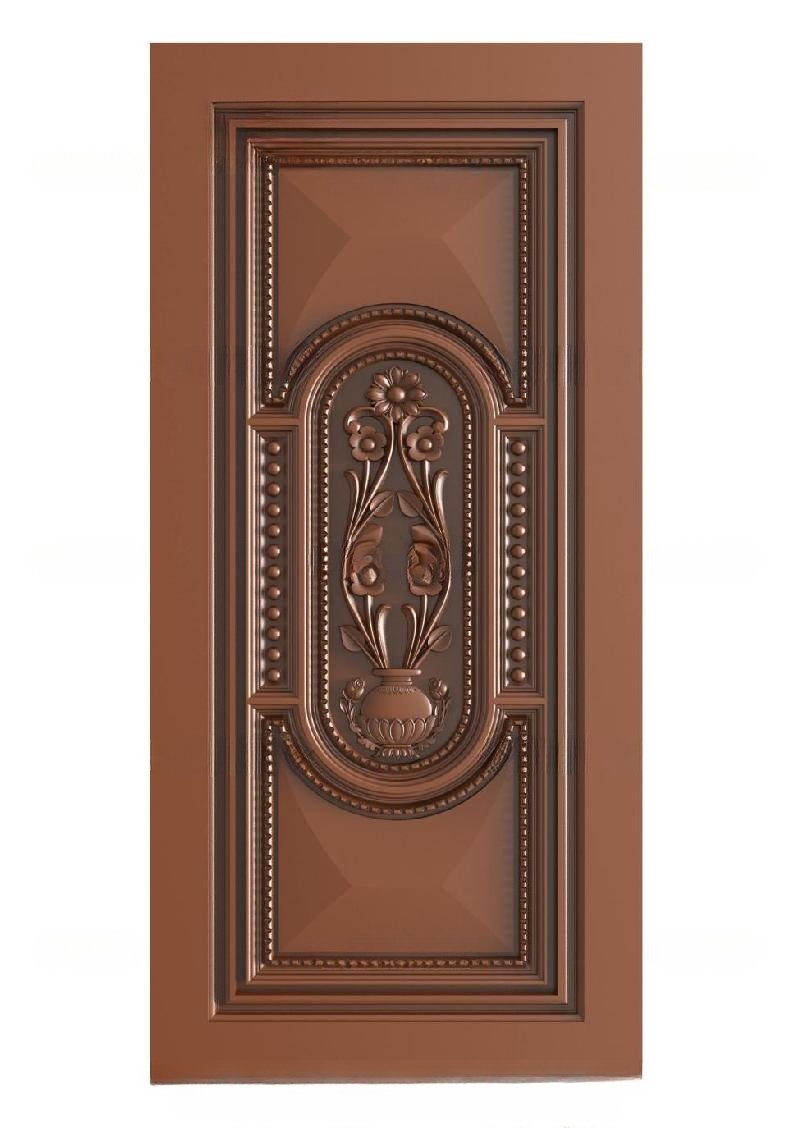 TRENDY DOORS - 26 Floral Urn Classic Relief Carved Door Design