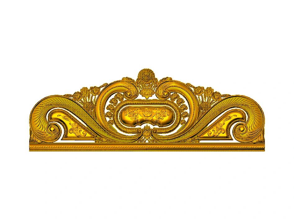 CD - 9 Decorative Architrave & Crown Molding 3D Relief Model