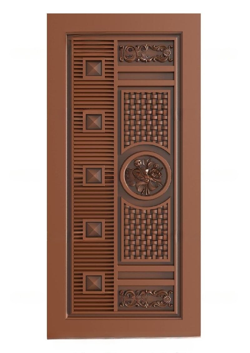 TRENDY DOORS - 75 Modern Geometric and Floral Relief Carved Door Design