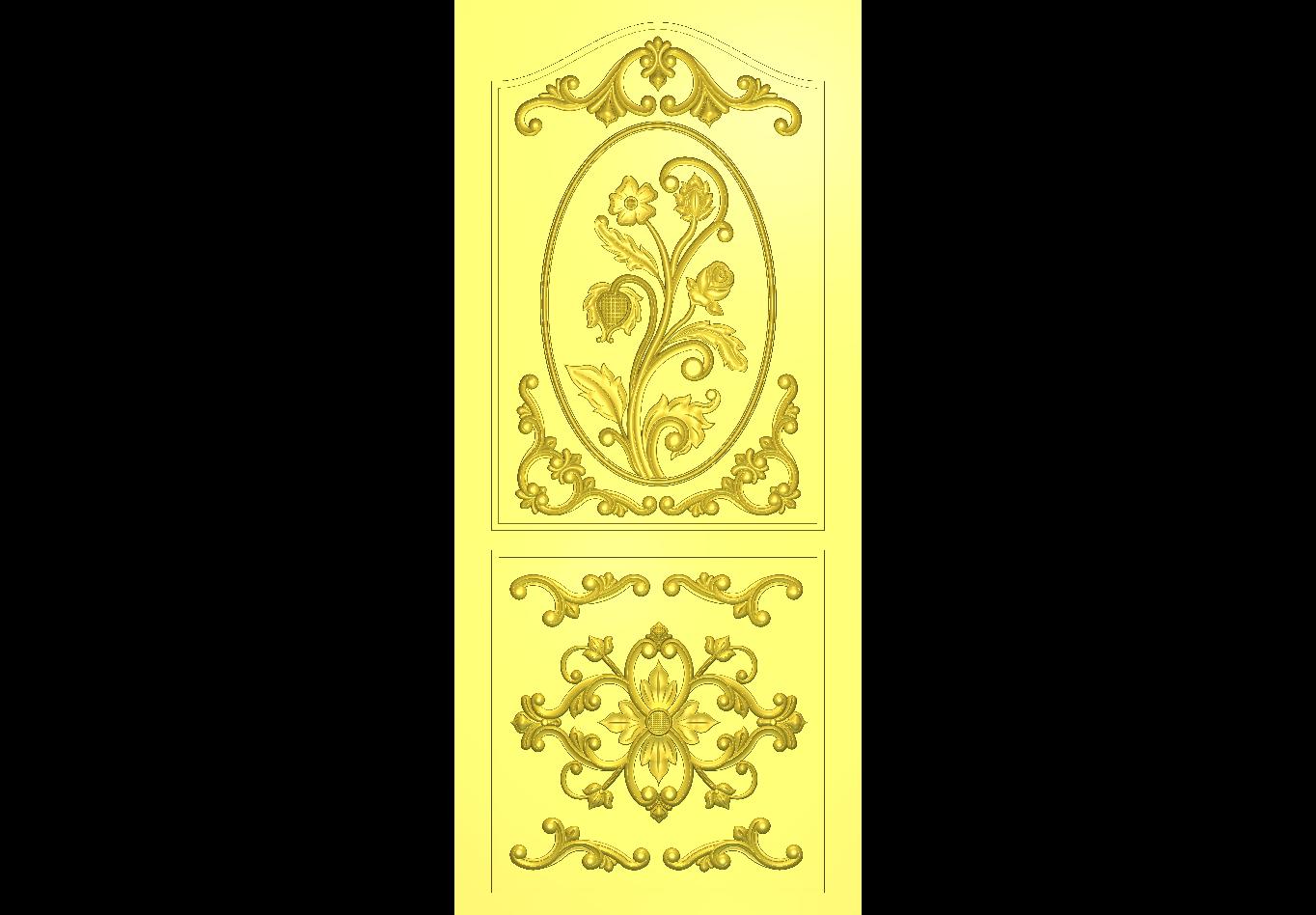 CNC Design Door 3D