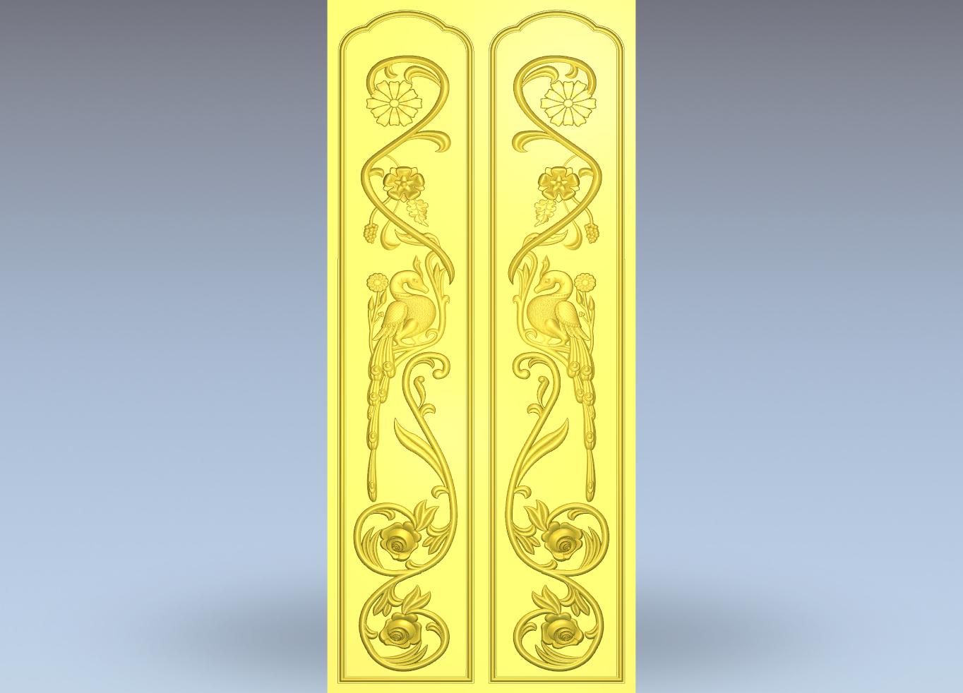 CNC Design Door 3D