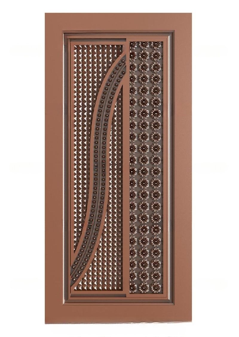TRENDY DOORS - 21 Modern Geometric Floral Fusion Relief Carving Design