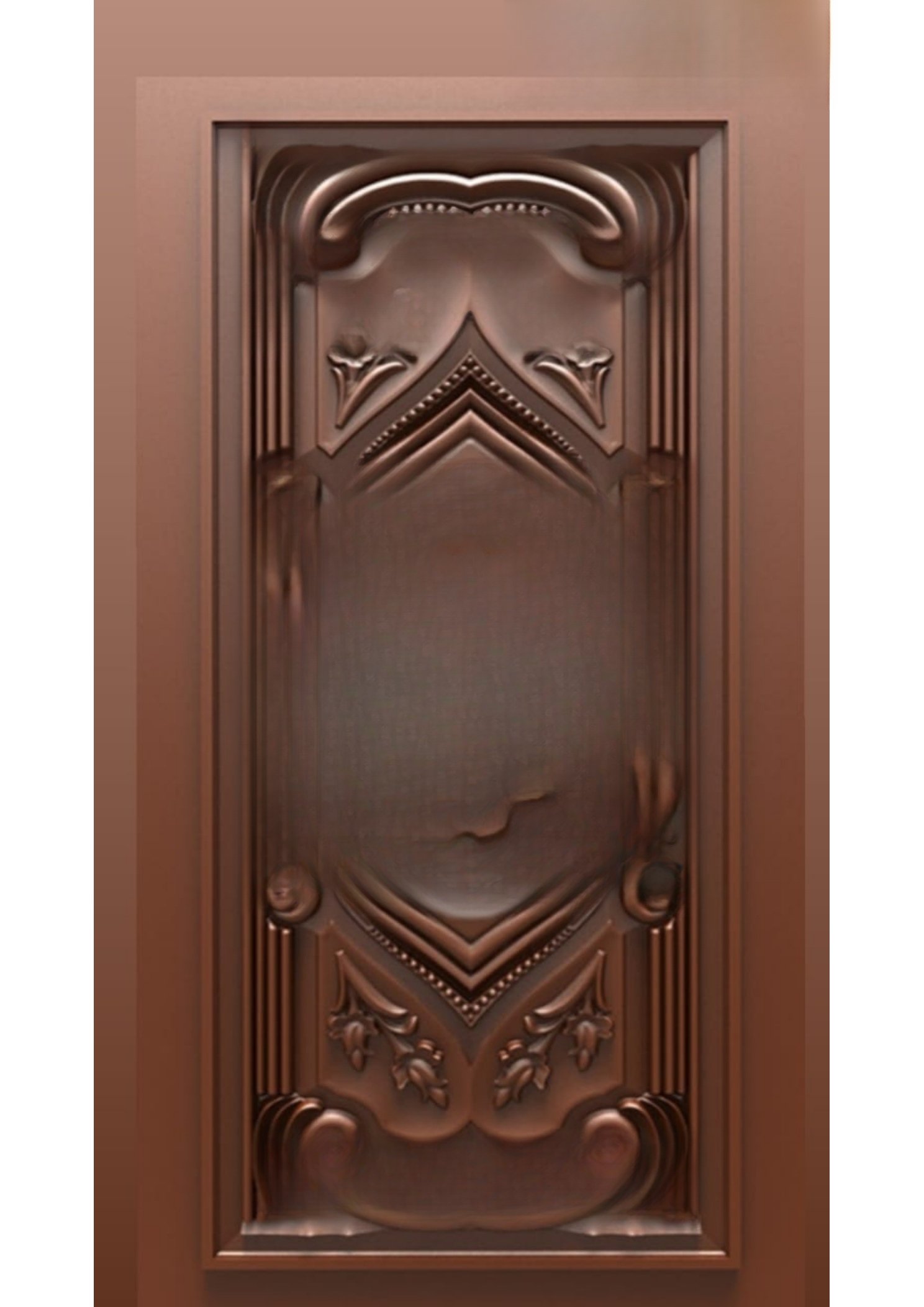 Doors - B-06 Classic Victorian Ornate Panel 3D Relief Design