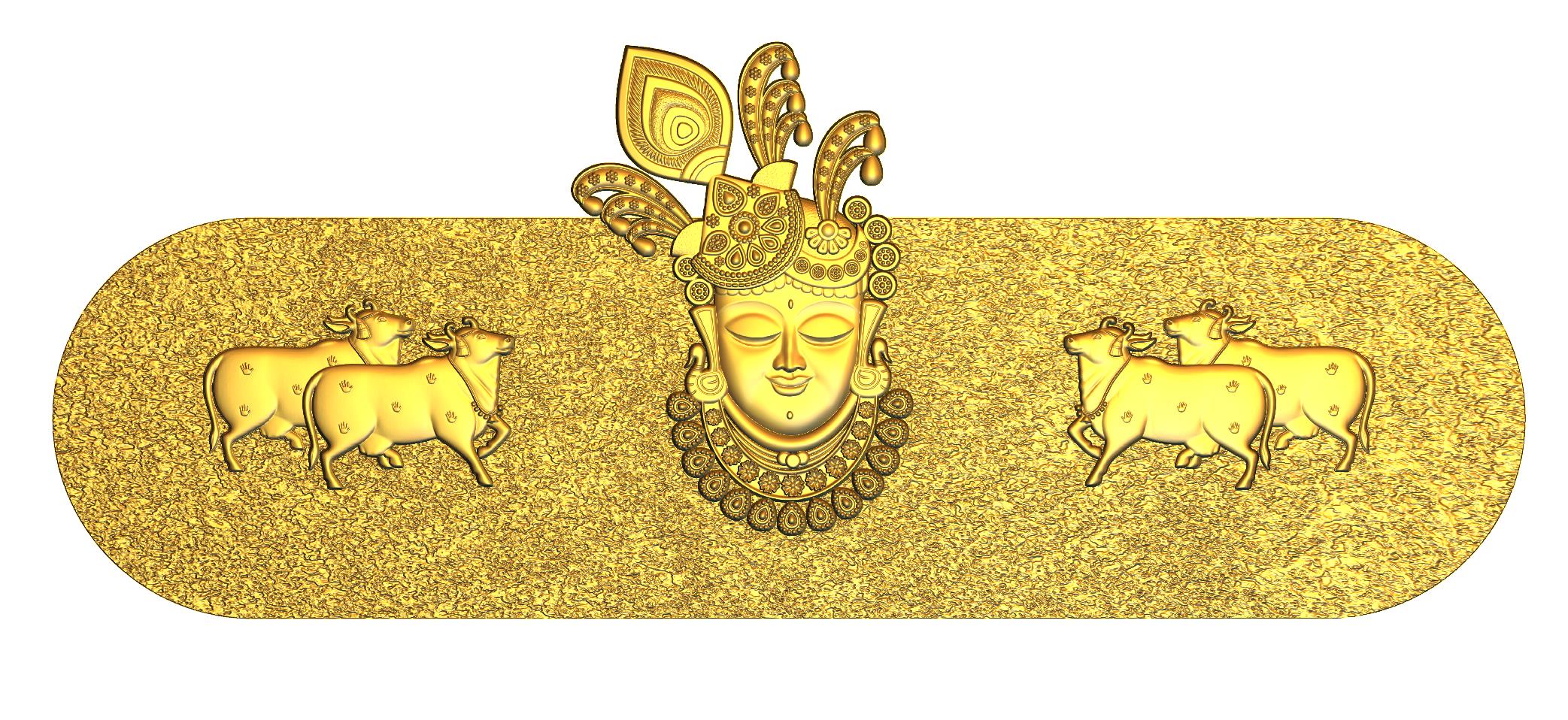 Lord Krishna Artistic CNC RLF Design File