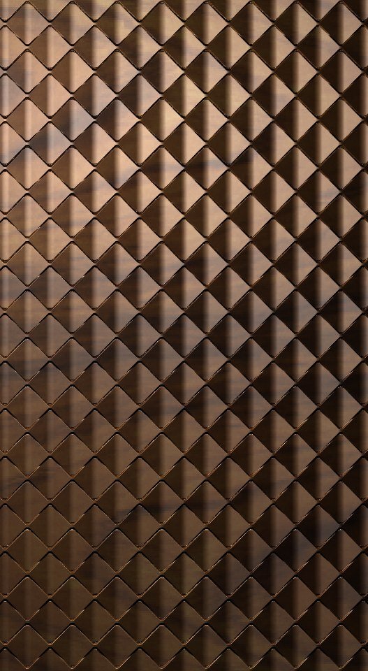 3D Wall Pannel - 17 Diamond Geometric Textured Relief Carving Design