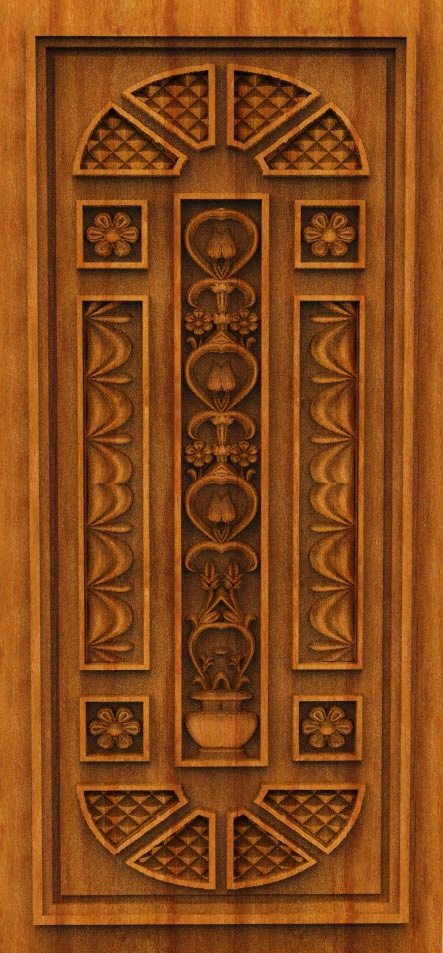 Imperial Prestige Door CNC Designer RLF File | Premium 3D Relief Design