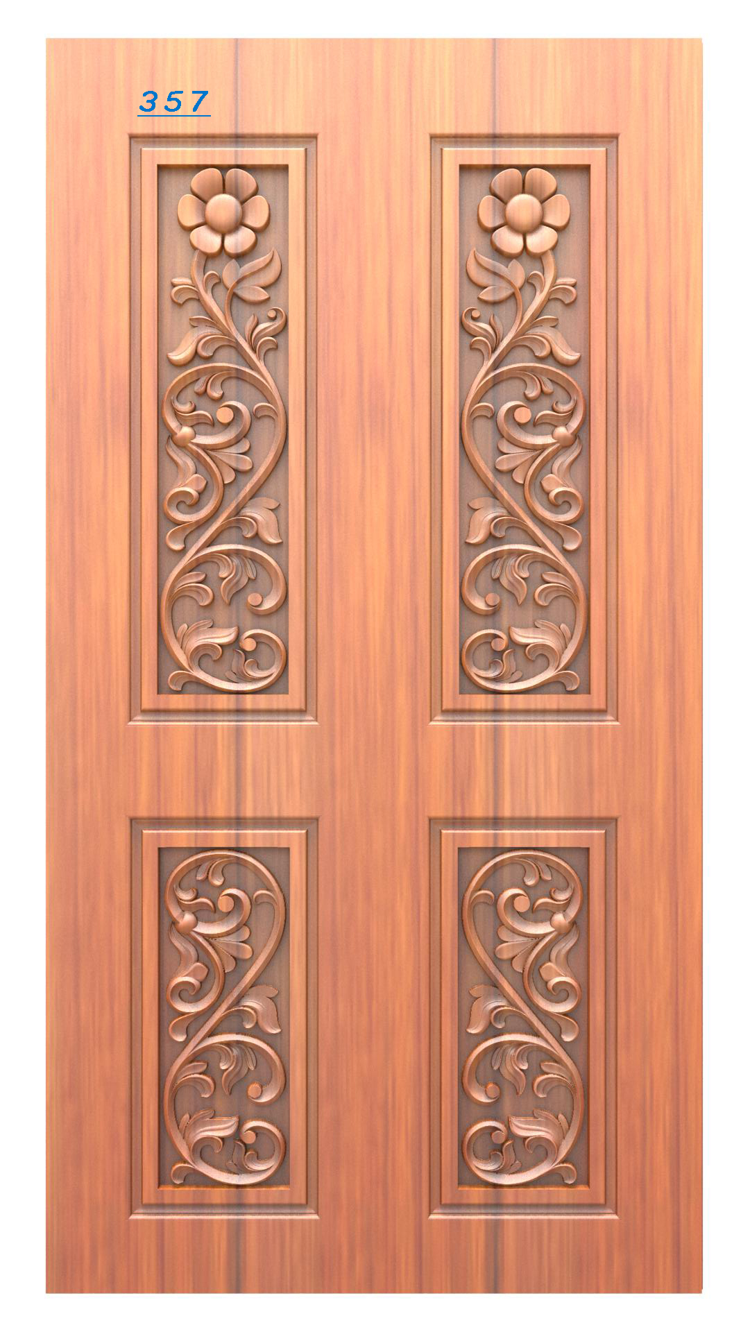 Premium Designer Wooden Door RLF File for CNC