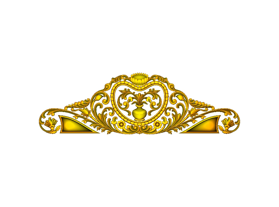 CD - 75 Divine Carved Relief CNC Design