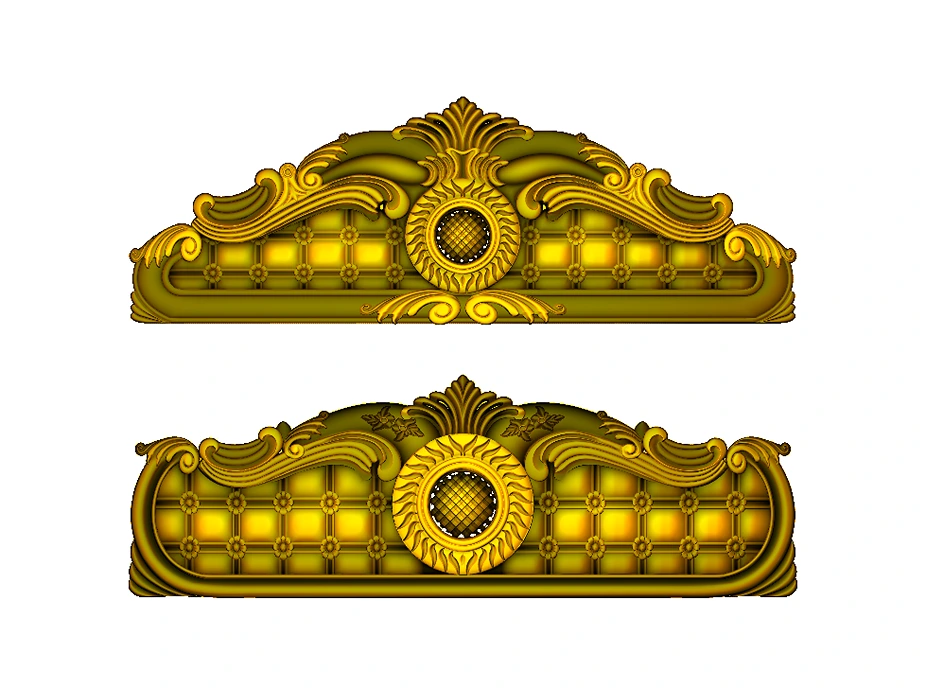 CD - 72 Ornate Architrave Pediment Decorative Carving Design