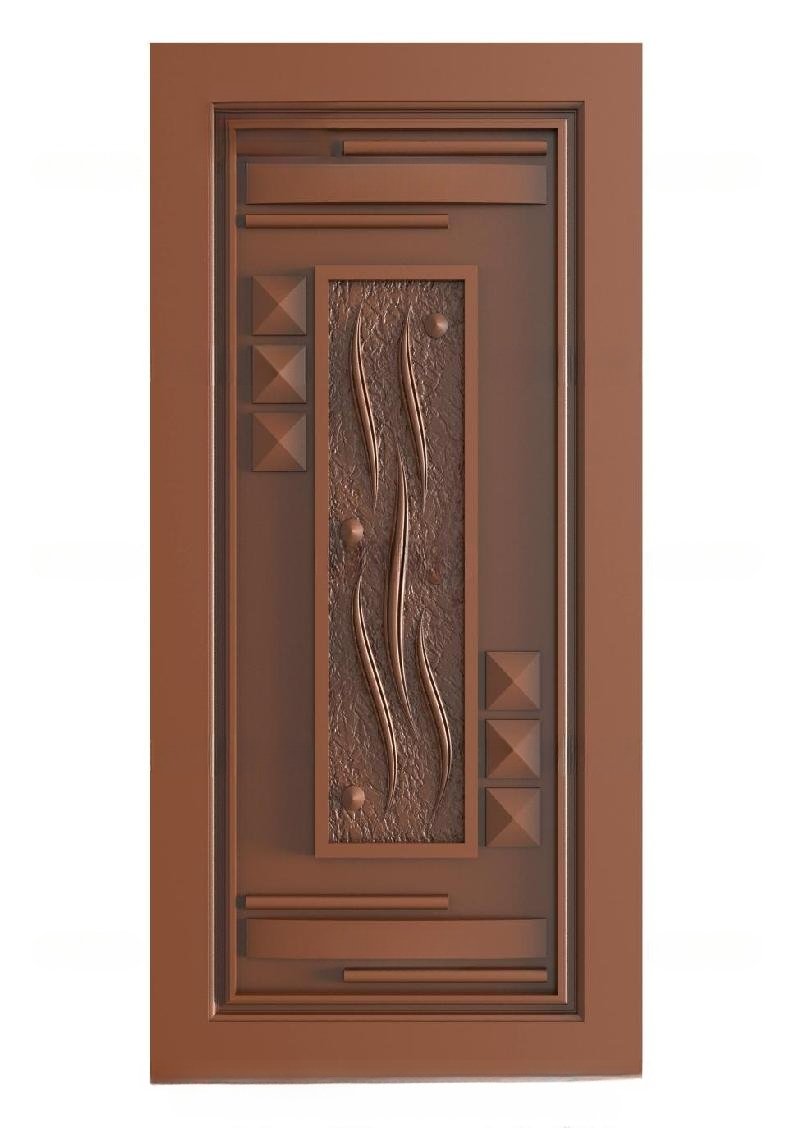TRENDY DOORS - 39 Contemporary Abstract Geometric Relief Door Design