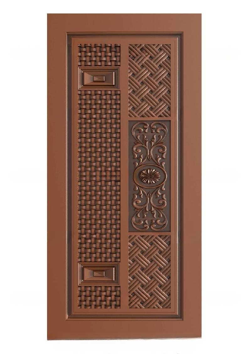 TRENDY DOORS - 61 Modern Woven Texture and Floral Relief Carving Design