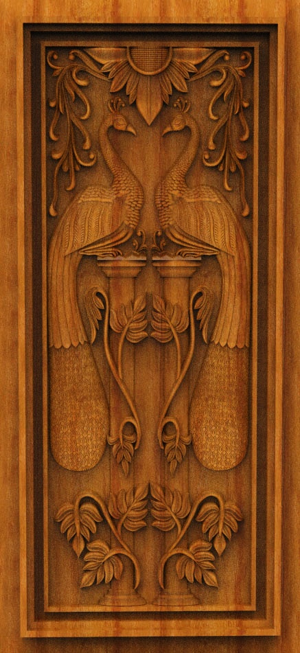 Regency Grand Door CNC Designer RLF File | Premium 3D Wooden Carving