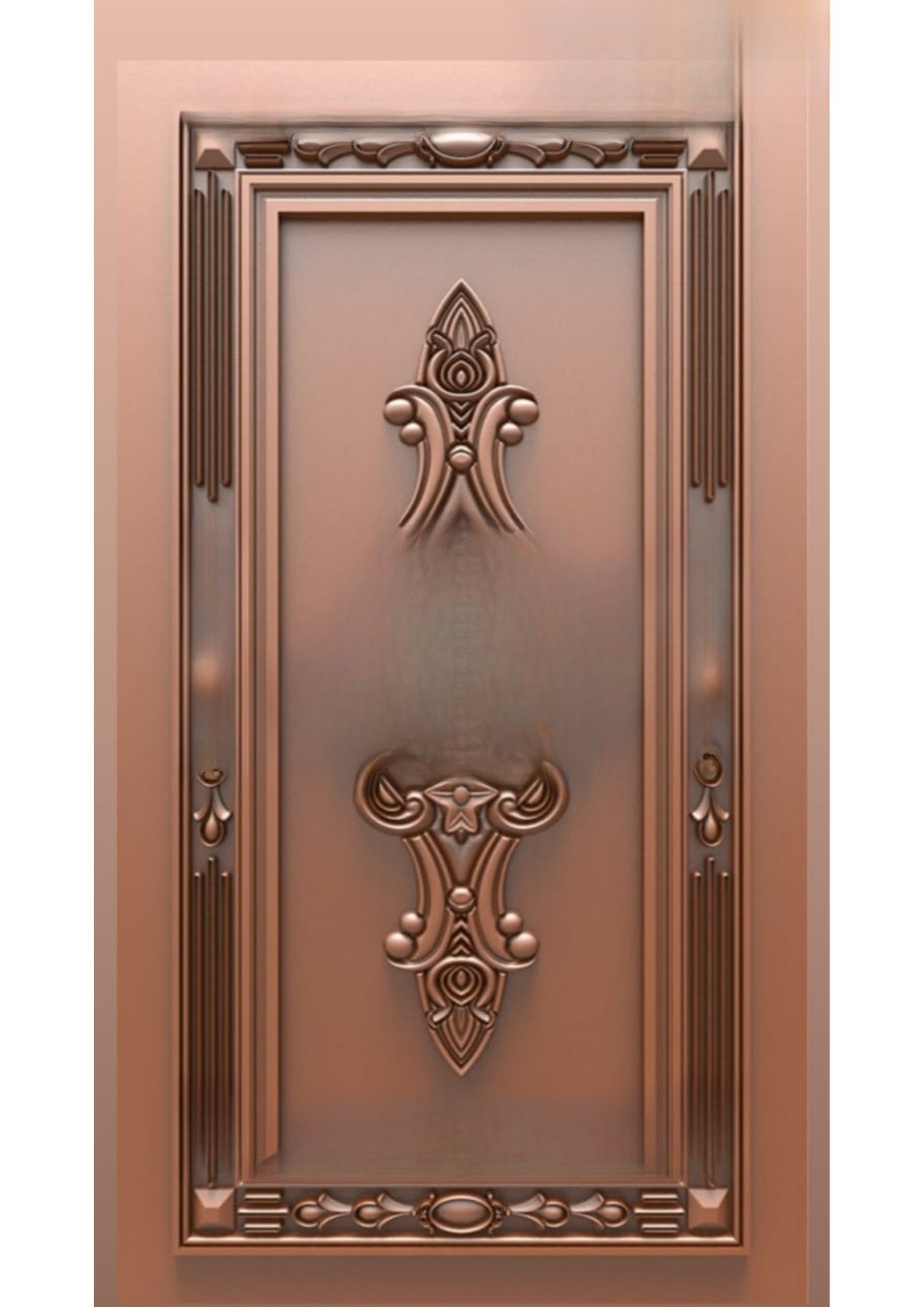 Doors - B-23 Classic Architectural Relief Carved Door 3D Model