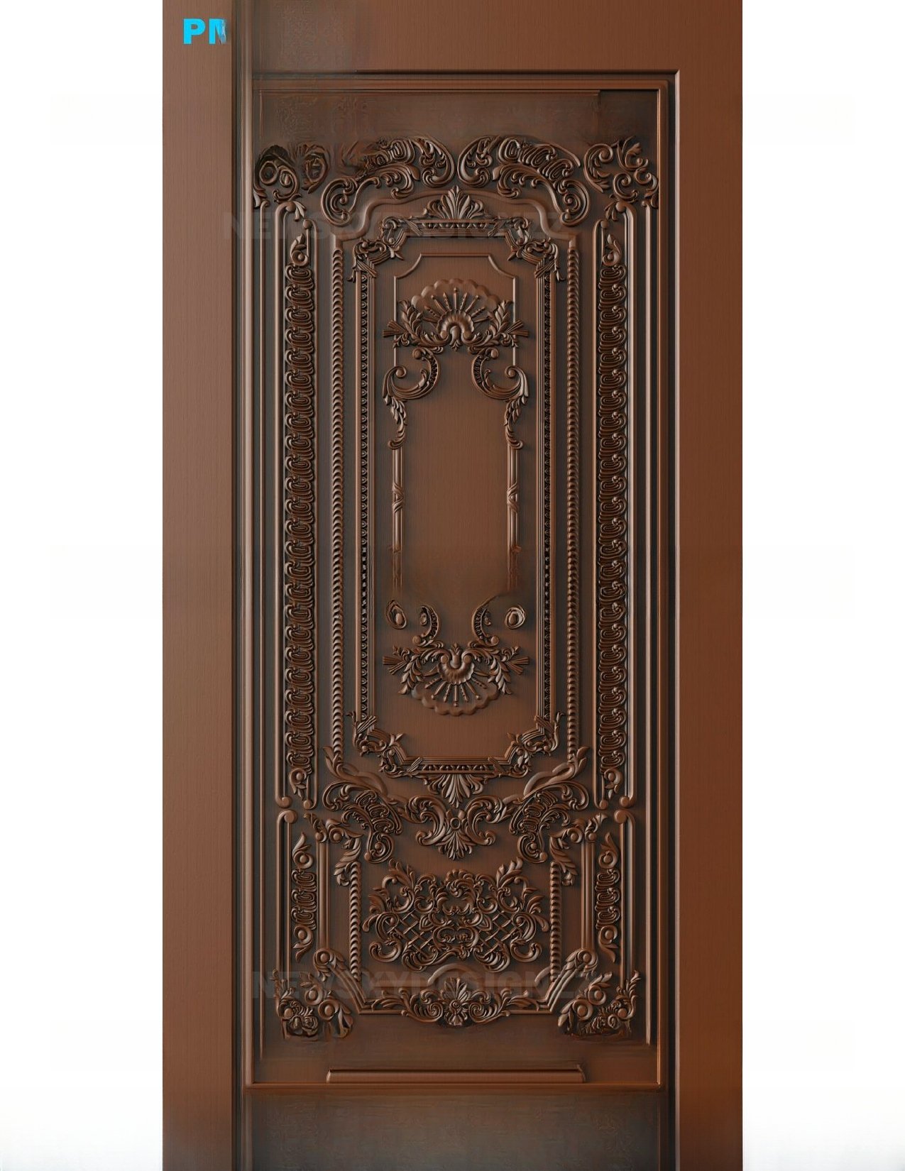 Doors - 31 Classic Baroque Victorian Floral Relief Carving Design