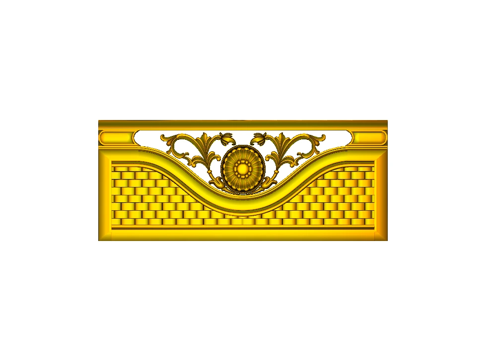 CD - 70 Classical Ornamental Border Decorative Panel 3D Model