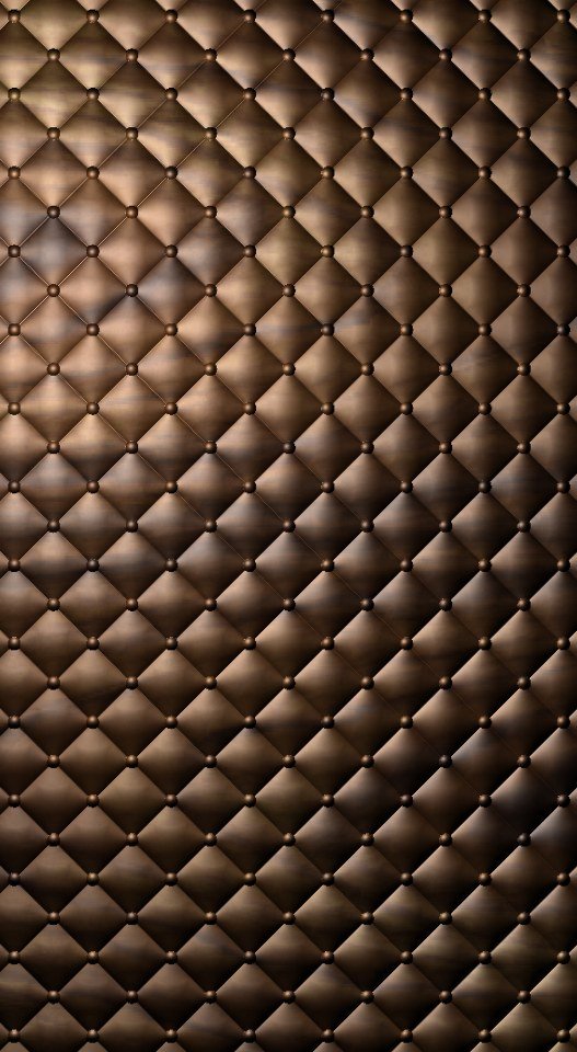 3D Wall Pannel - 16 Geometric Diamond Tufted Upholstery Texture Relief