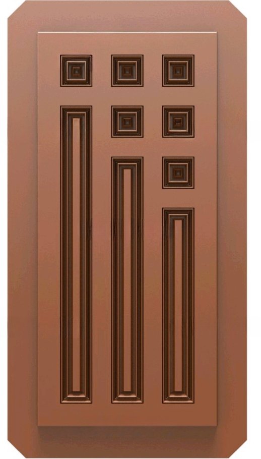 GLOSSY DOOR DESIGNS - 3 Modern Geometric Minimalist Architectural Door 3D Model