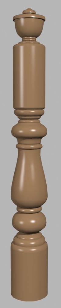 routery Pillar 3d - 1 Classic Architectural Woodworking Column Design