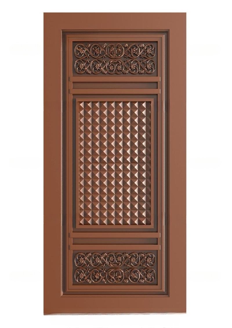 TRENDY DOORS - 13 Modern Geometric and Floral Relief Carved Door Design