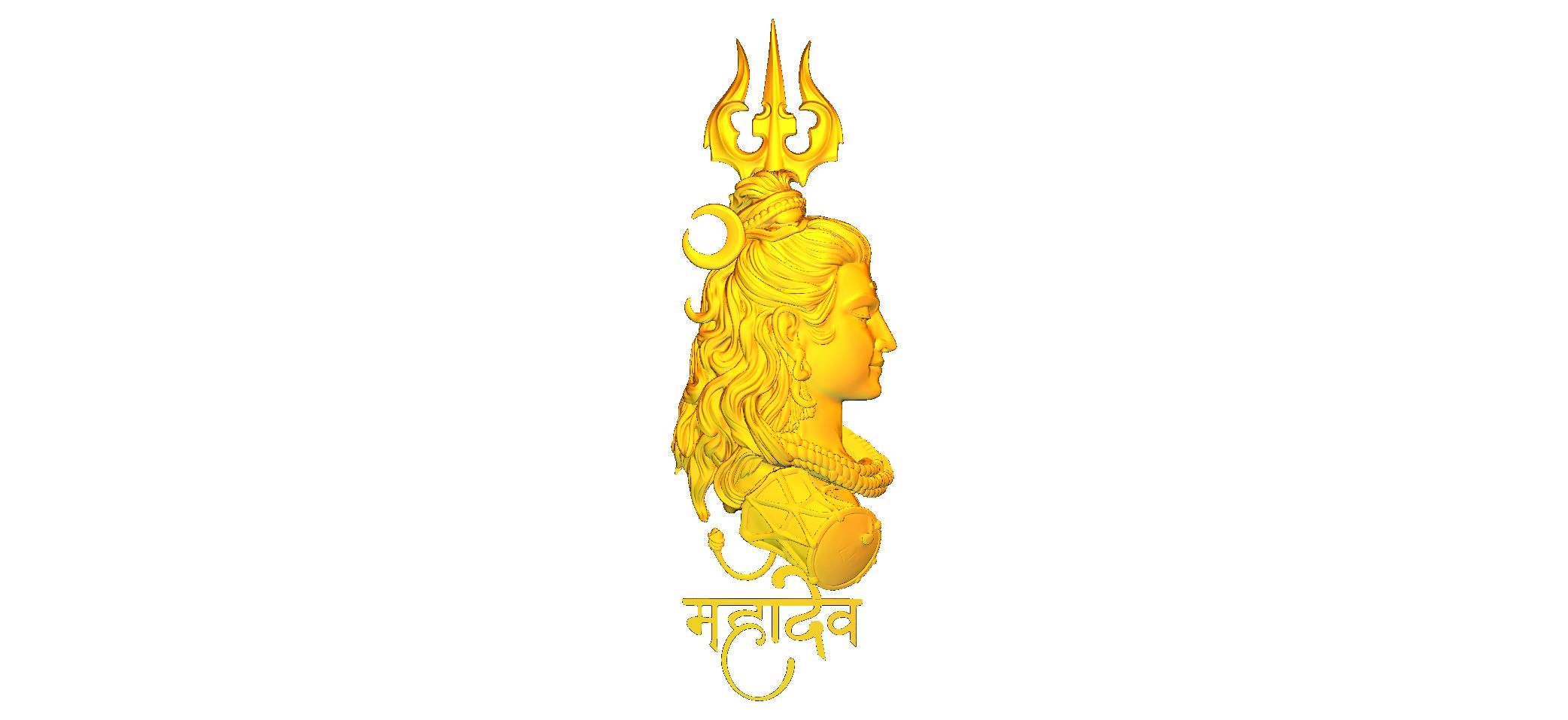 Mahadev Meditation CNC Designer RLF File | 3D Relief Wood Carving Design