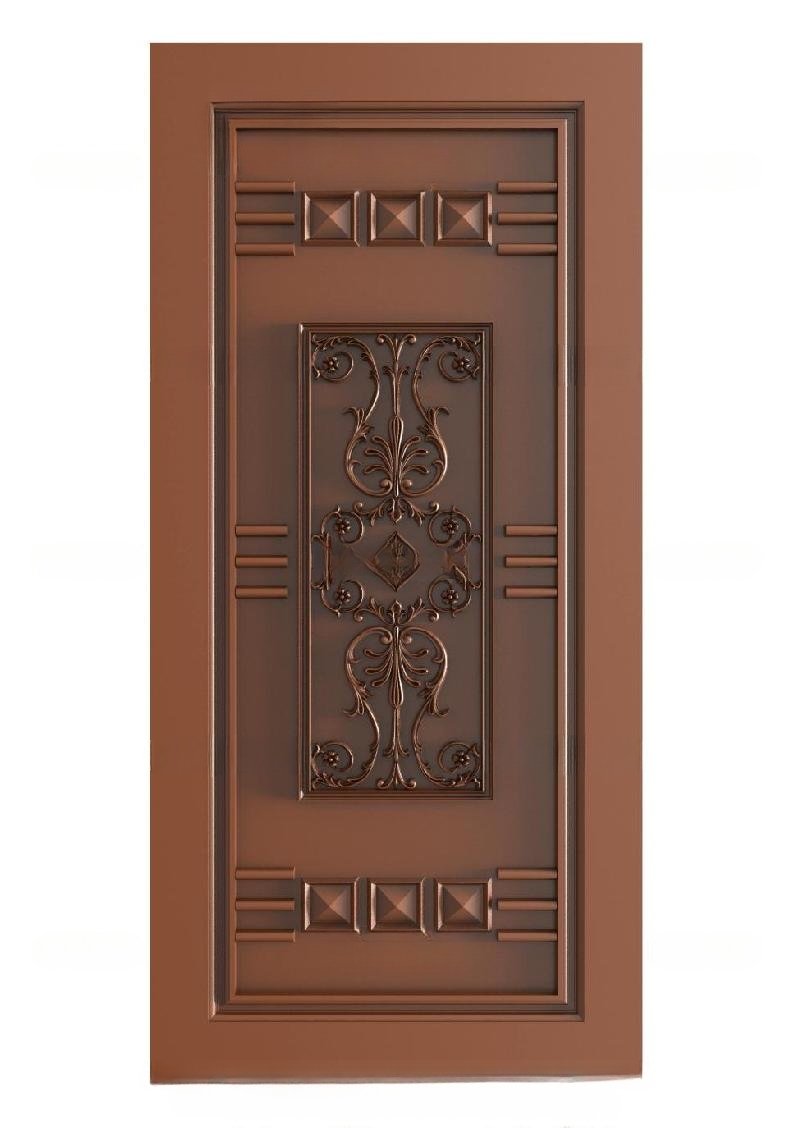 TRENDY DOORS - 67 Elegant Floral Filigree Panel Door 3D Model