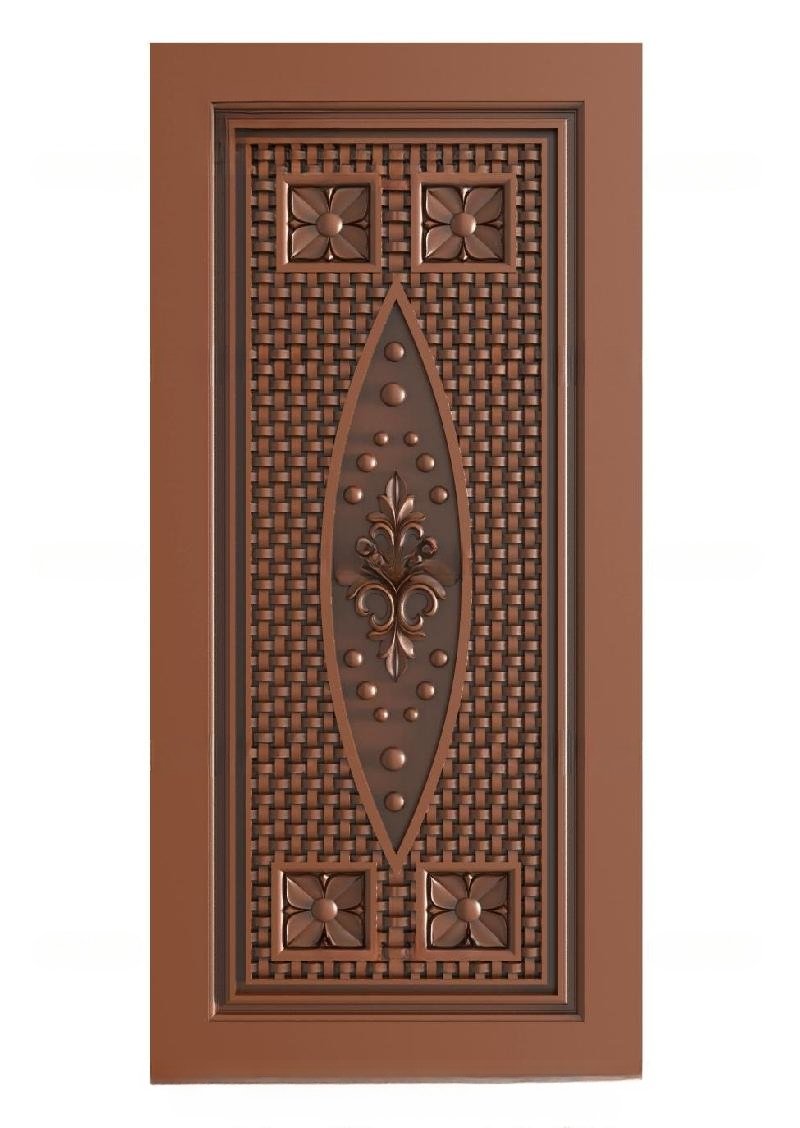 TRENDY DOORS - 92 Ornate Geometric Weave and Floral Motif 3D Relief Door