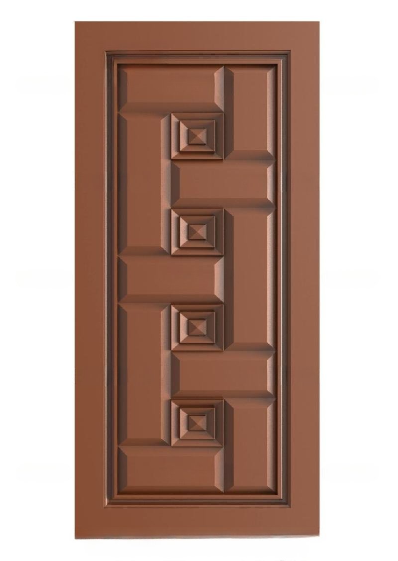 TRENDY DOORS - 94 Geometric Modern Minimalist Panel Door 3D Model