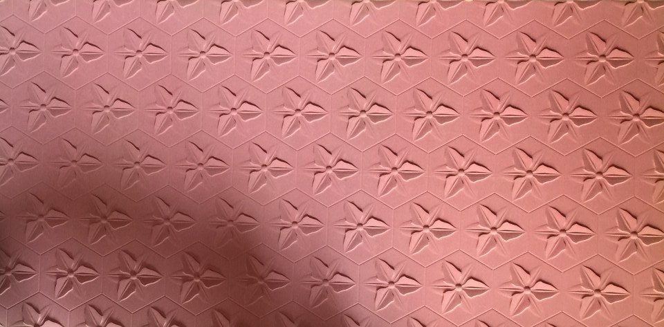 3D Wall Pannel - D-17 Geometric Floral Tessellation Relief Design