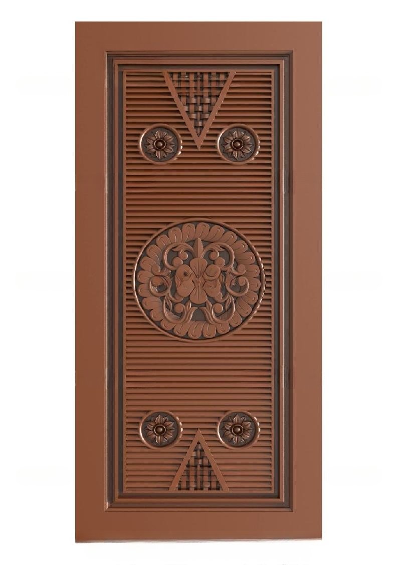 TRENDY DOORS - 15 Geometric Floral Motif Architectural Door 3D Model