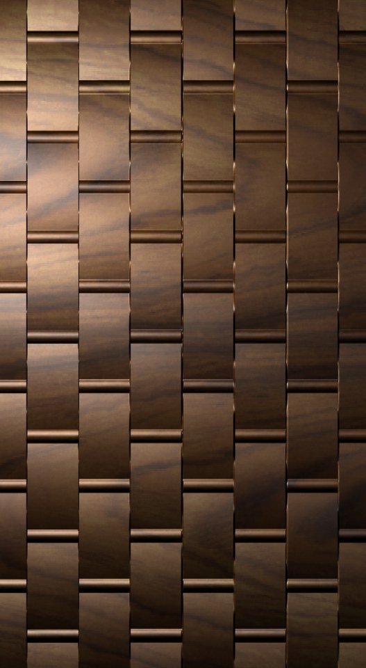 3D Wall Pannel - 13P Modern Interlocking Woven Texture Architectural Relief
