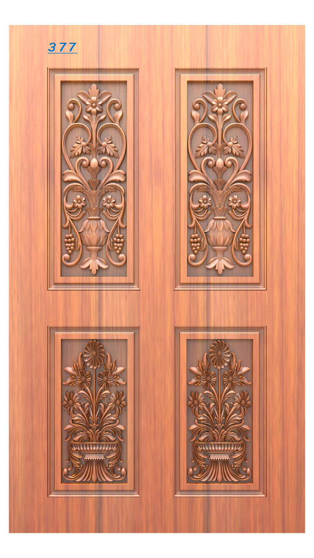 Modern Wooden Door Design RLF File | CNC Ready