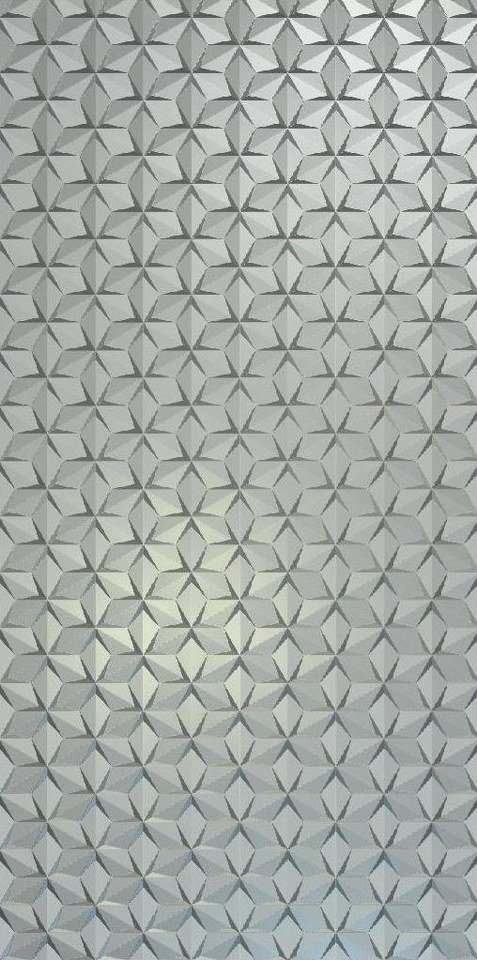3D Wall Pannel - D-23 Geometric Starburst Relief Carving Model