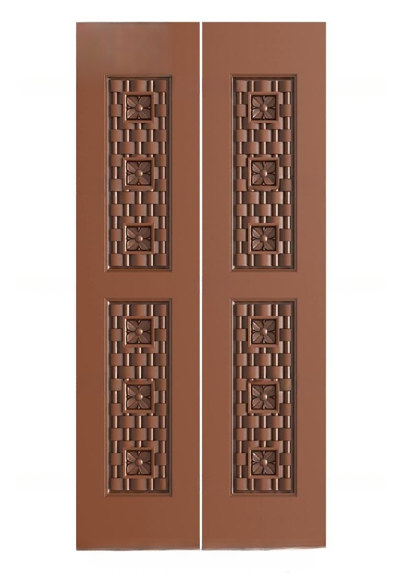 TRENDY DOORS - 9 Modern Geometric Floral Panel Design