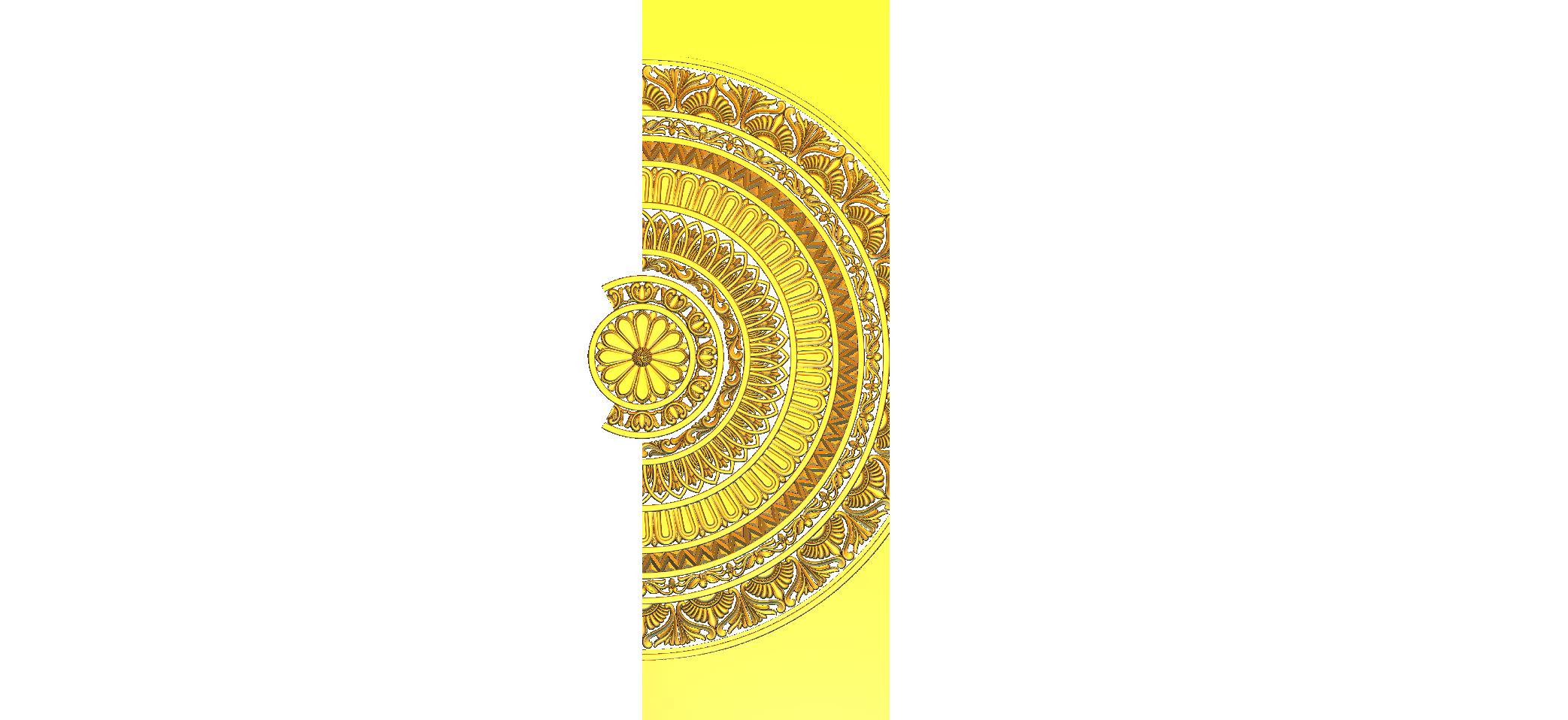 Modern Decorative Wall CNC Designer RLF File | 3D Relief Carving